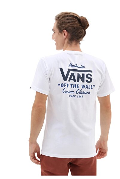 Vans Ανδρικό Λευκό T-Shirt Mn Holder St Classic Vans