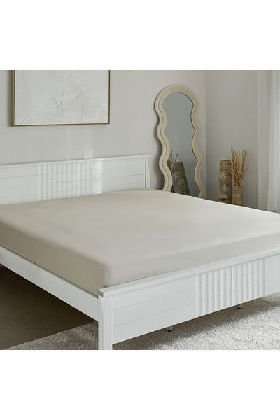 Home Box Purely Percale Queen Fitted Sheet 150x200+40 cm