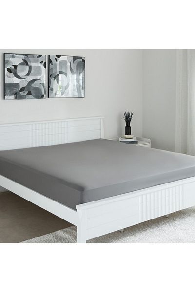 Home Box Essential Cotton King Fitted Sheet 180x200+36 cm