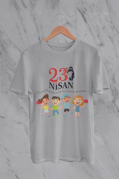MYADA Tricou pentru copii cu suveranitate specială de Ziua Nașterii 23 aprilie 23415