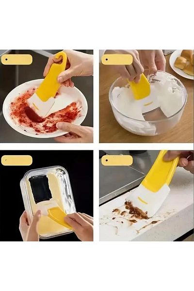 Hayveys Heat Resistant Mini Silicone Spatula Scraper
