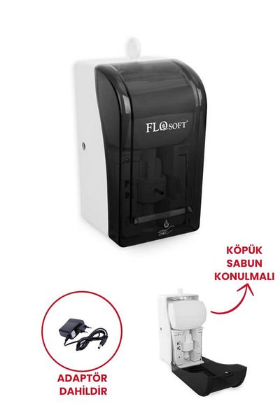 Flosoft Diva Automatic Foam Dispenser 700ml (ΠΕΡΙΛΑΜΒΑΝΕΤΑΙ ΑΝΤΑΜΟΡΦΩΤΗΣ) Καπνιστό
