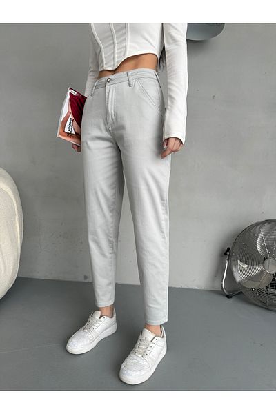 alanora High Waist Lycra Flexible Mom Pants