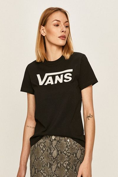 Vans Dámské černé tričko Vans Flying V Crew
