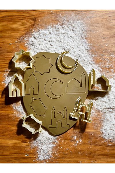Home مجموعة قوالب بسكويت رمضان - 6 قطع - قالب بسكويت المسجد