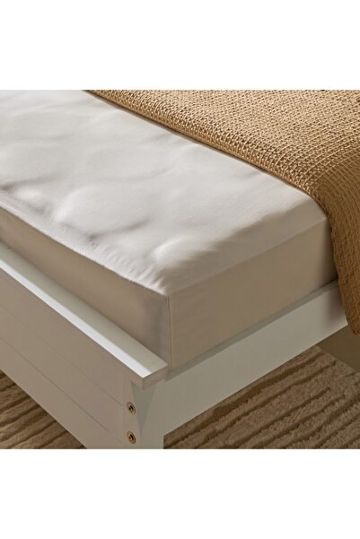 Home Box Opulent Luxe 400TC Cotton Solid Queen Fitted Sheet 150x200+40 cm