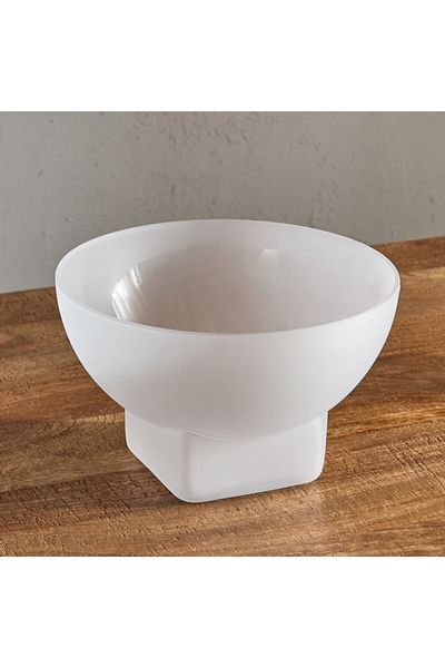Home Box Lemont Frosted Glass Decorative Bowl 28x28x17 cm