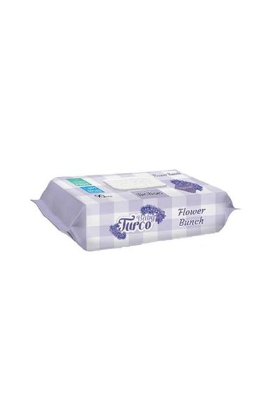 Baby Turco Hyacinth Flower Bouquet - Wet Towel 90 Sheets