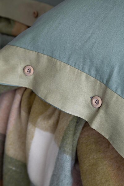 Apricitas HOME Tek Kişilik Porto Olive Battaniyeli Nevresim Takımı