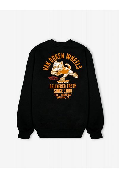 Vans Hanorac černý Vans Bark Loose Crew pro barbați