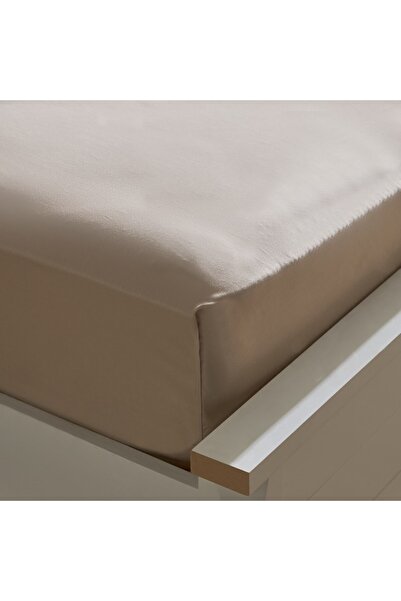 Home Box Opulent Luxe 400TC Cotton Solid King Fitted Sheet 180x200+40 cm