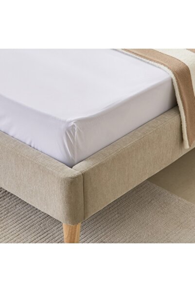 Home Box Purely-percale 300TC Double Fitted Sheet 140x200+40 cm
