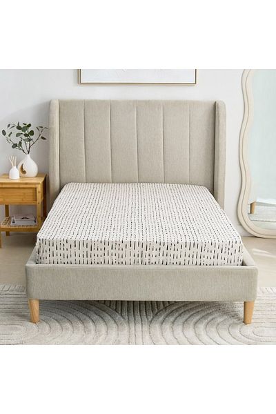 Home Box Luxot Monoleaf Printed Cotton Twin Fitted Sheet 120x200+33 cm