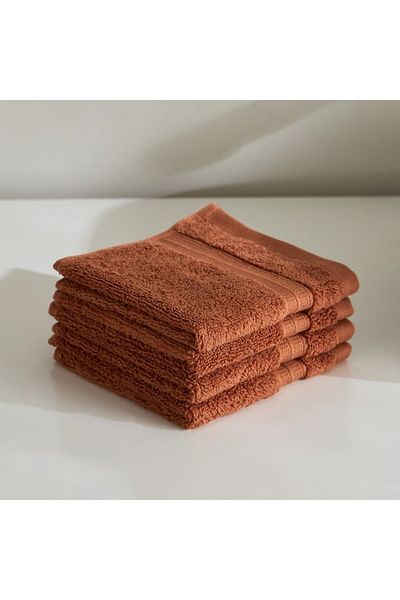 Home Box Air Rich 4-Piece Face Towel Set 30x30 cm
