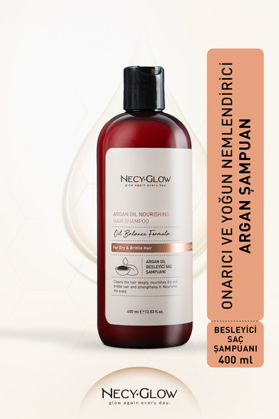 NECY GLOW Besleyici Onarıcı Argan Şampuan