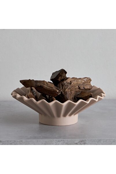 Home Box Tilden Bouquet Design Ceramic Deco Bowl 24.5x24.5x8.5 cm