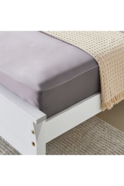 Home Box Opulent Luxe Cotton Solid Super King Fitted Sheet 200x200+40 cm