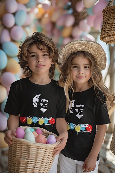 MYADA 23 aprilie 19 mai 29 octombrie Tricou pentru copii cu imprimeu siluetă colorată Ataturk 23428