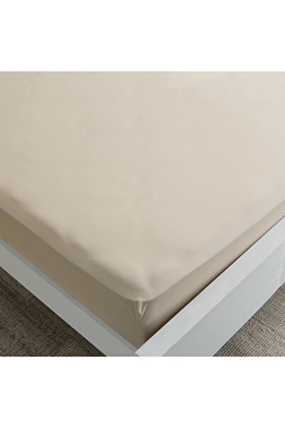 Home Box Essential Solid Cotton King Fitted Sheet