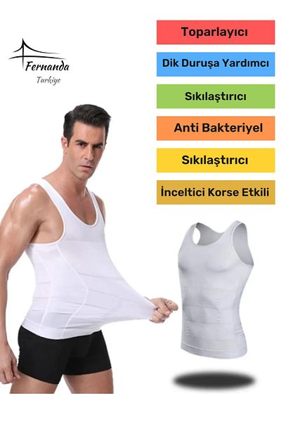 Fernanda Special Production Waist Chest Belly Abdomen Gynecomastia Abdominal Male Extra Firming Corset Athlete