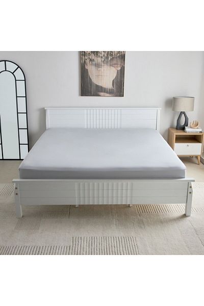 Home Box Essential King Cotton Fitted Sheet 180x200+36 cm