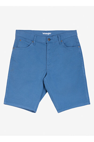 WRANGLER Regular Fit Mavi Erkek Şort W211205400 5 Cep Non Denim Şort