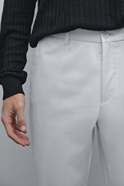 Massimo Dutti Pamuklu slim fit pantolon