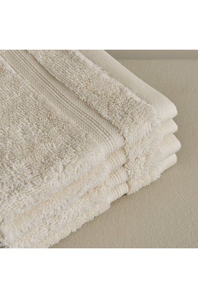Home Box EverEco 4-Piece Cotton Bamboo Face Towel Set 30x30 cm