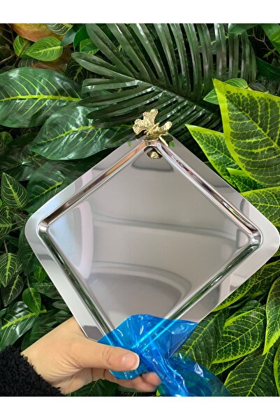 KELEBEKHOME Sunum tepsisi tek kelebekli kahve sunum tepsisi