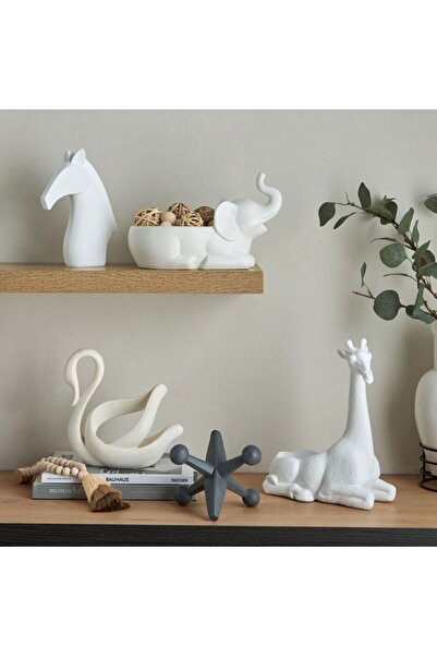 Home Box Wren Giraffe Mini Platter 23.5x13x28.3 cm