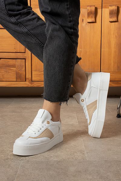 SHOESTEP Pantofi sport leopard Lika pentru femei - Talpă confortabilă și cu șireturi