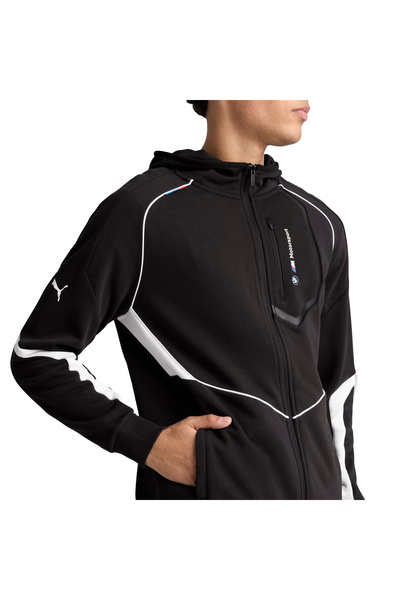 Puma Bmw Mms Erkek Siyah Günlük Stil Sweatshirt 63061501