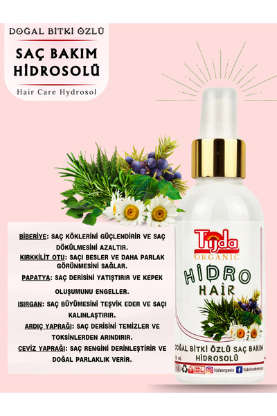 TİJDA Herbal Hair Care Complex 150 ml – Anti-Hair Loss & Hair Growth Supporting Tonic