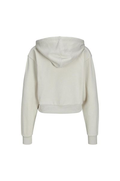 JJXX 12258450 Jxalfa - Beige Colored Jogging Hoodies with Every Logo Zip Detail