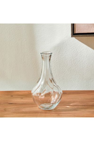 Home Box Kler Clear Glass Vase 9.5x9.5x17 cm