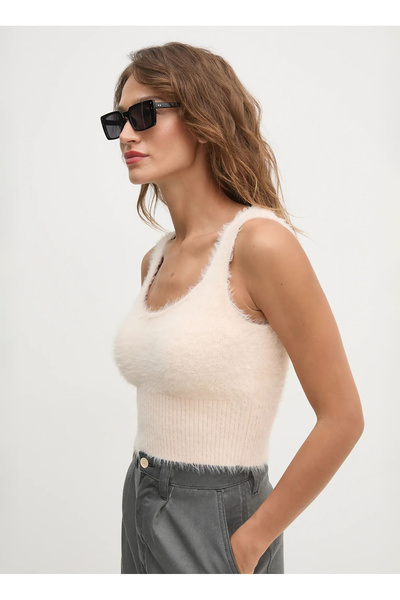 Sisley Γυναικεία Μπλούζα V Neck 19VBMH00E