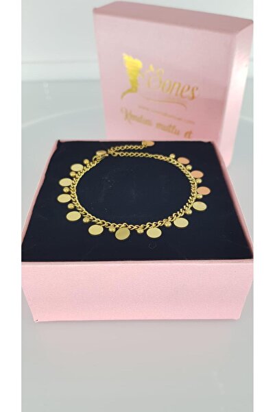 SONES Pullu Çelik Bileklik Sns095 Kararmaz Solmaz Günlük Kullanıma Uygun 22 A...