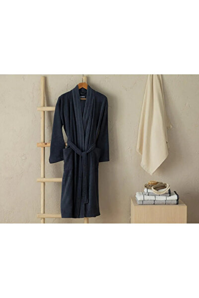 English Home Soft %100 Pamuklu Bornoz Antrasit