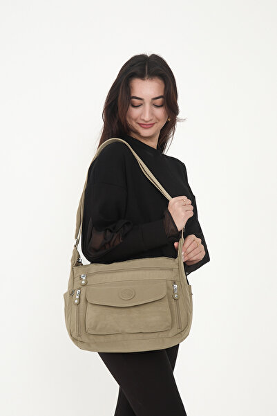 Çanta Trend Sanmorris Жіноча водостійка сумка з багатомісним ременем через пл...