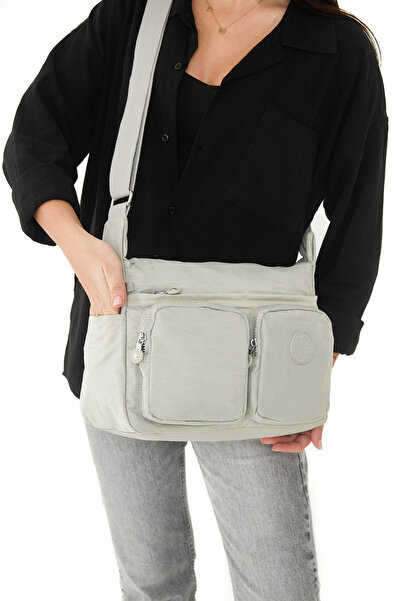 Çanta Trend Sanmorris Жіноча водостійка парашутна тканина з багатокімнатною р...