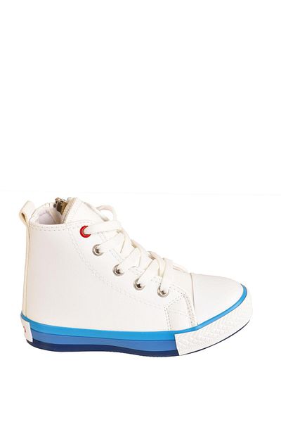 MODAONN Pantofi sport unisex pentru copii, cu fermoar, cu talpă anatomică ușoară