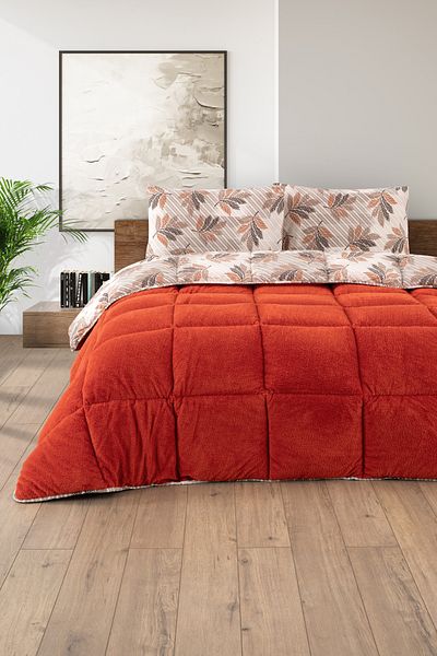 Formeya King Size Luxus Wellsoft Bettdecke Doppelseitiger Kissenbezug 215x235 cm Bettdecke + Kissenbezug Set