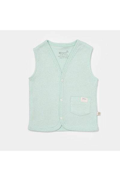 Biorganic Waffle Smile Baby Vest 61502