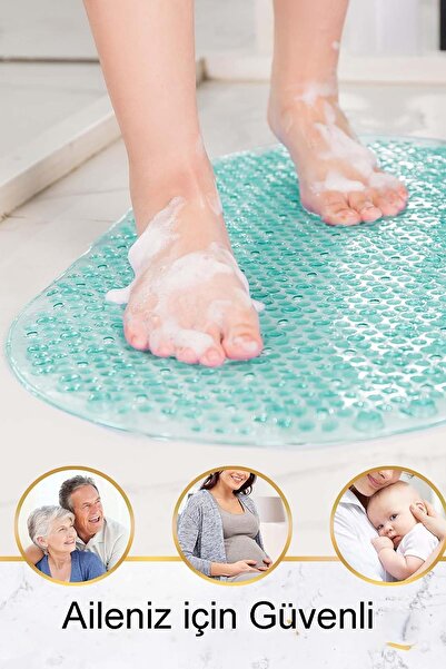 Pimula home Χαλάκι μπάνιου σιλικόνης - Σούπερ αντιολισθητικό και αντιολισθητικό μπάνιου και ντους με βεντούζες