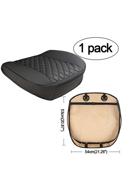 Choice1 Front Seat 1pc SEAMETAL Car Seat Cover PU Leather Auto Car Chair Cove...