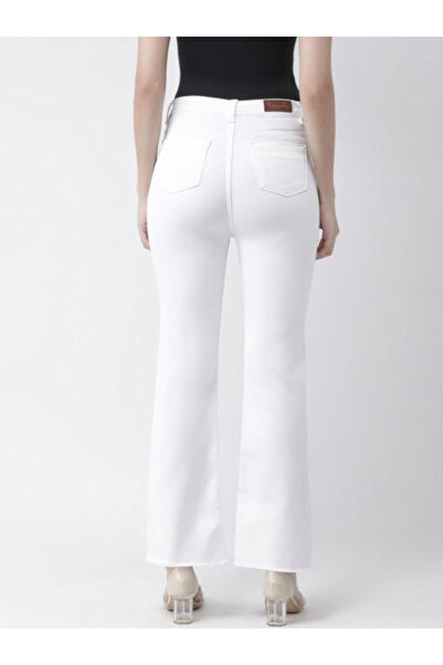 Kassually By Styli Mid Rise Bootcut Jeans with Pockets