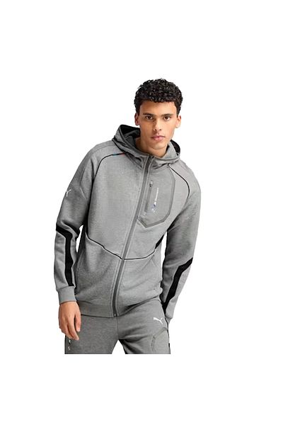 Puma Ανδρικό φούτερ Bmw Mms σε γκρι casual στυλ 63061503