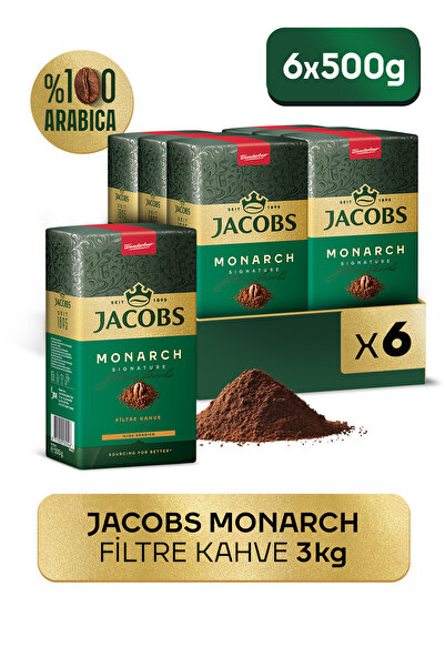 Jacobs Monarch Filtre Kahve 2 X 500 gr 3'lü (3kg)