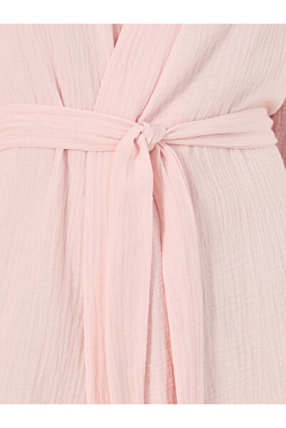Styli Cotton Gauze Belted Robe