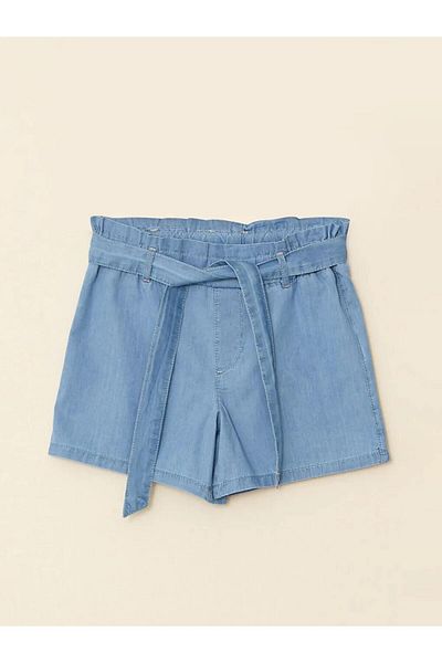 LC Waikiki Lcw Kids Indigo Basic Girls' Jeans Shorts